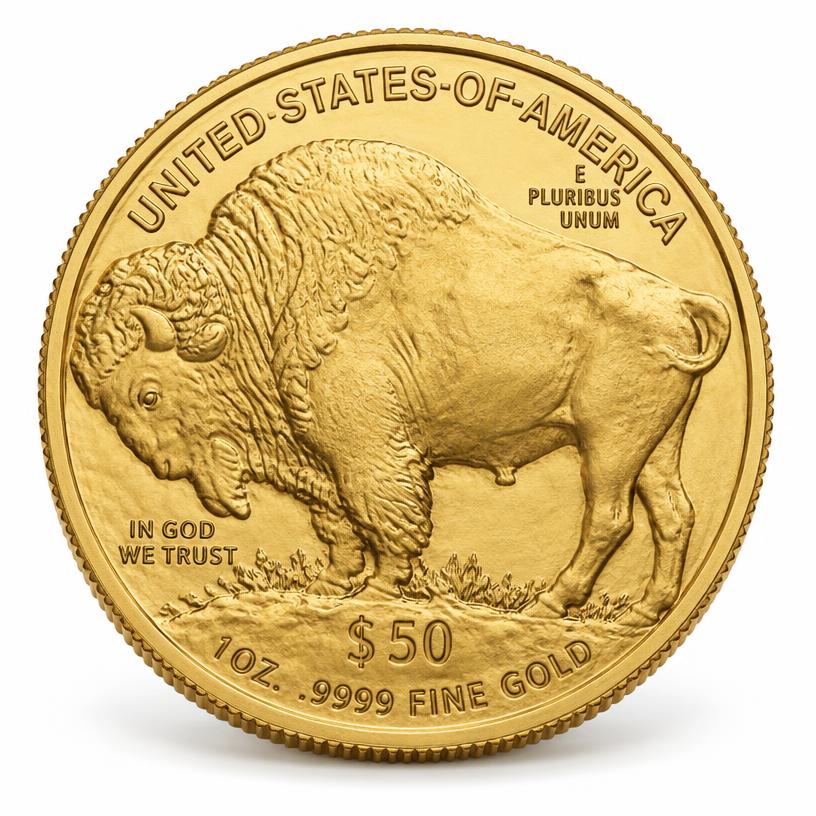 1 oz American Gold Buffalo, illustrative product photograph