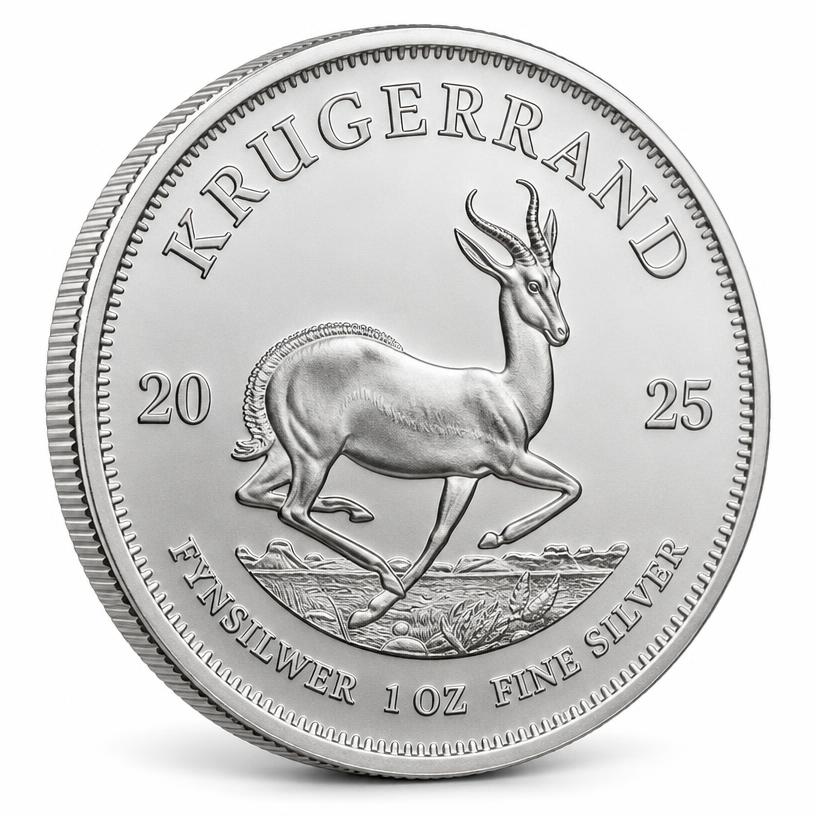 1 oz Silver Krugerrand, illustrative product photograph