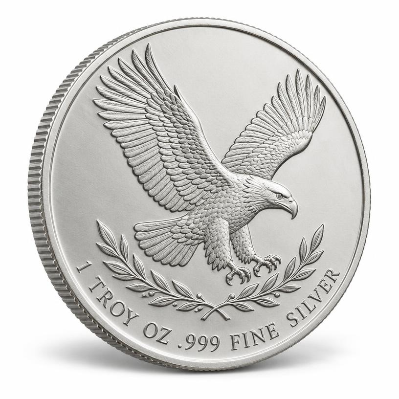1 oz Generic Silver Round, illustrative product photograph